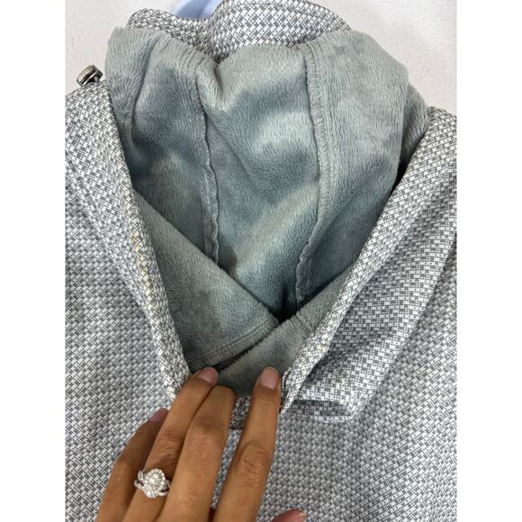 ZeroXposur Gray Hooded Zip Jacket Small Fleece Lined Winter Coat - Picture 8 of 10